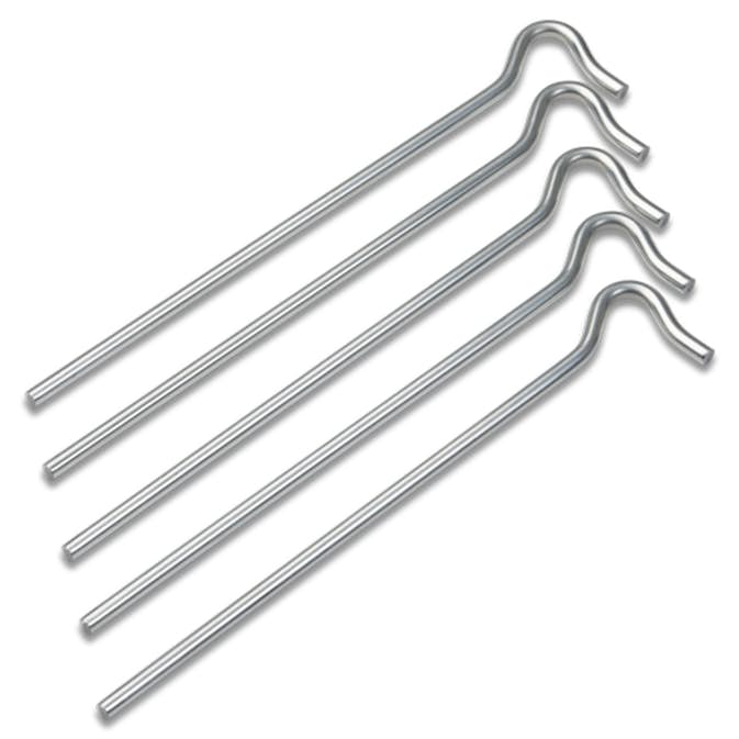 Tältpinne Briv Metall Kraftig 23 cm 6 mm 5-Pack