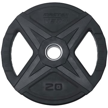 Viktskiva Master Fitness Nero Rubber
