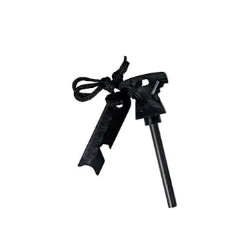 Tändstål Briv Survivor Svart