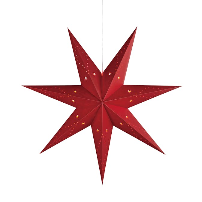 Adventsstjärna Markslöjd Saturnus 75 cm Hängande