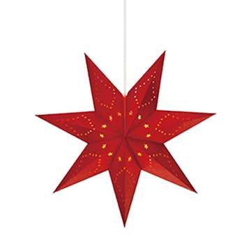 Adventsstjärna Markslöjd Saturnus 45 cm Hängande