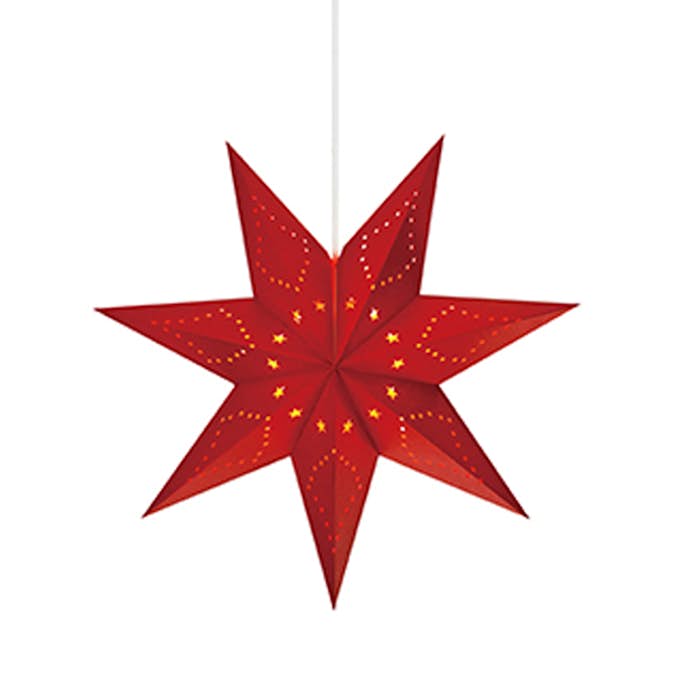 Adventsstjärna Markslöjd Saturnus 45 cm Hängande