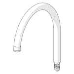 Utloppspip Oras Hög Pip Till Blandare