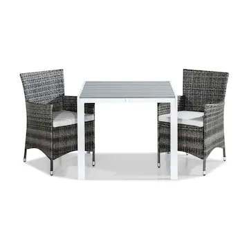 Cafégrupp Comfort Garden Tunis Caféset 90 cm inkl 2 Thor Fåtöljer