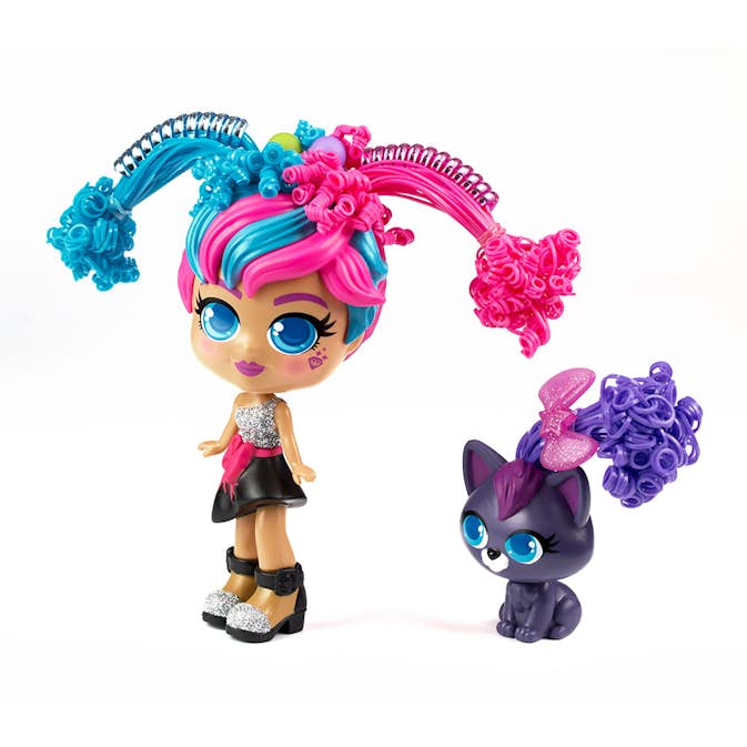 Docka Silverlit Curli Girls Doll and Pet Set
