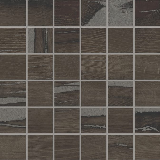 Mosaik Lhådös Trentino Bruciato mosaik 5x5 cm