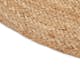 Handvävd Jutematta KM Carpets Jute Nature