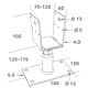 Stolphållare FAST CSFA 70-120x80 mm CE