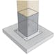 Stolpplatta FAST PSP 71x71