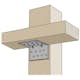 Vinkelbeslag FAST ABS 65x65x2,0x80 mm