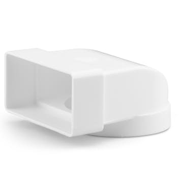 Böj Fresh 90° Rekt/Cirk 110x54 mm Plast