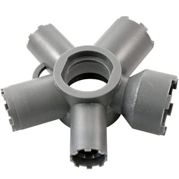 Strålsamlarnyckel Oras Stjärna Fem Olika Nycklar