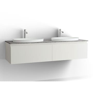 Tvättställsskåp Vedum Flow 1500 Dubbel med 2 Lådor