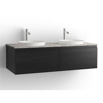 Tvättställsskåp Vedum Flow 1200 Dubbel med 2 Lådor