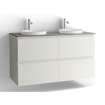 Tvättställsskåp Vedum Flow 1200 Dubbel med 4 Lådor