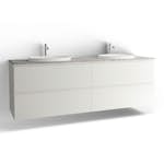 Tvättställsskåp Vedum Flow 2000 Dubbel med 4 Lådor