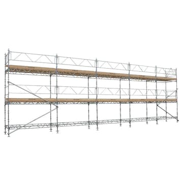 Ställning Komplett Unihak 2 bomlag Bredd 15 m Höjd 4/6 m