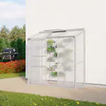 Växthus Vitavia Ida 1300 4mm Polykarbonat Med Sockel Plast Växthus