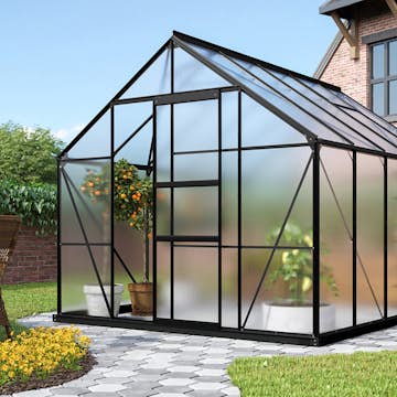 Växthus Vitavia Merkur 8300 6mm Polykarbonat Med Sockel
