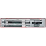 Hylssats 9 delars med 3/8 fäste och T-handtag Teng Tools TTXTB09