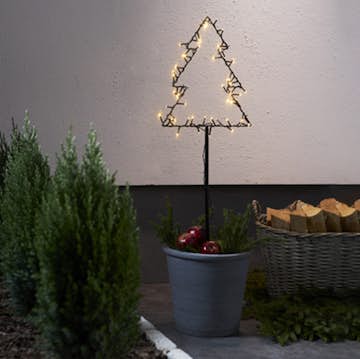 Utomhusdekoration Star Trading Spiky Träd