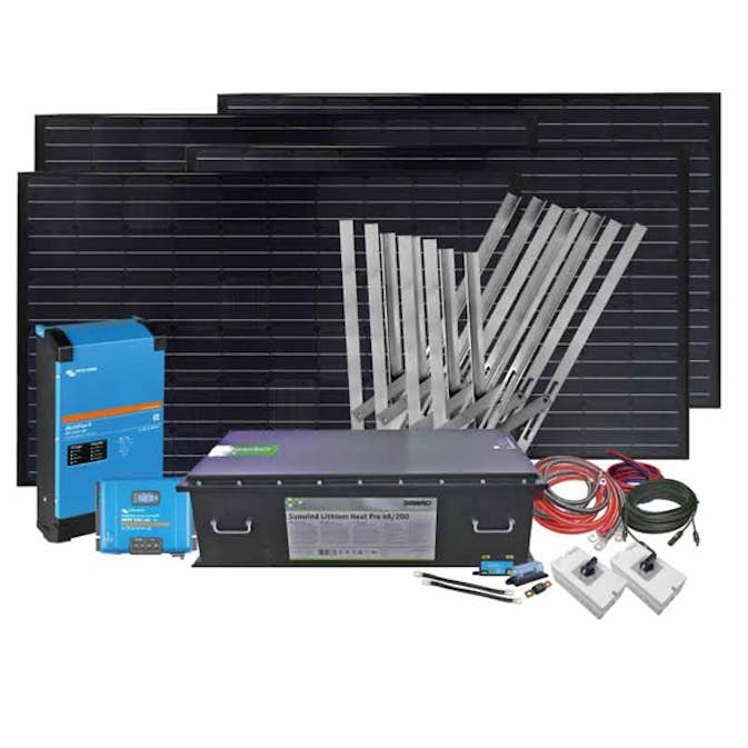 Kraftpaket Sunwind Litium Heat+ 3000 10kWh