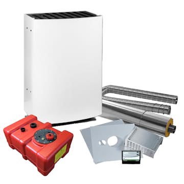 Komplett Paket Wallas Dieselkaminen 40 cc