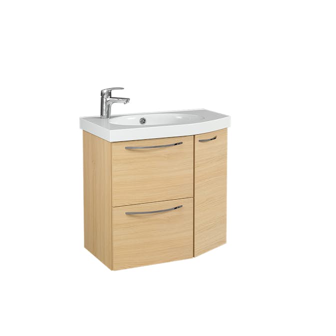 Tvättställsskåp Temal Mondo med Tvättställ 2 Lådor och 1 Lucka