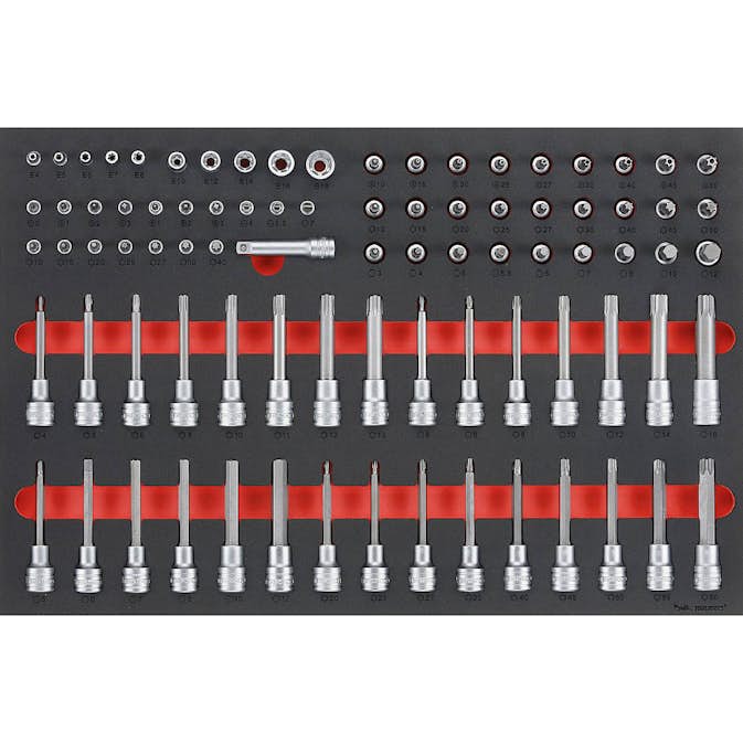 Hylsbitssats 85 delar Teng Tools TTESK85