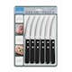 Grillkniv Amefa Pizza 6-pack Svart