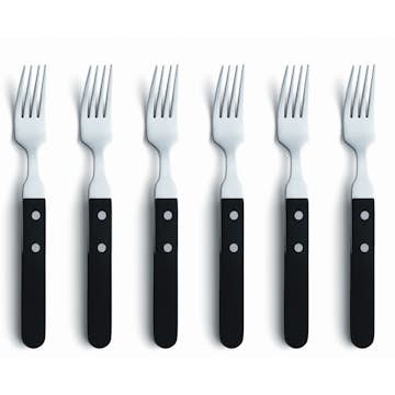 Grillgaffel Amefa Pizza 6-pack Svart