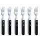 Grillgaffel Amefa Pizza 6-pack Svart