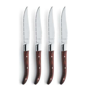 Grillkniv Amefa Royal Steak 4-pack i Träbox
