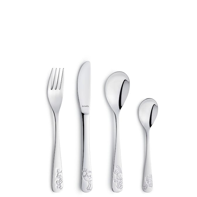 Barnbestick Amefa Forest Friends 4-pack