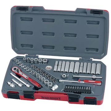 Hylsnyckelsats med 1/4 tum fyrkantsfäste Teng Tools T1460