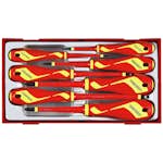 Skruvmejselsats 7 delar för 1000 volt Teng Tools TTV907N
