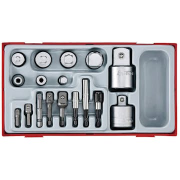 Adaptorsats 17 delar Teng Tools TTADP17