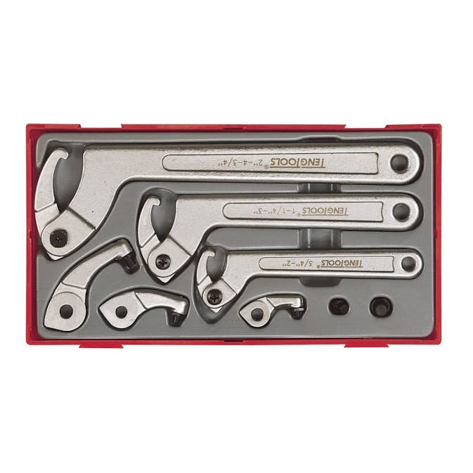 Haknyckelsats 8 delar Teng Tools TTHP08
