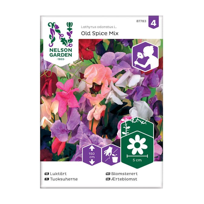 Frö Luktärt Nelson Garden Old Spice Mix Gammeldags