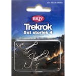 Fiskekrok Briv Trekrok 5-Pack Stl 4