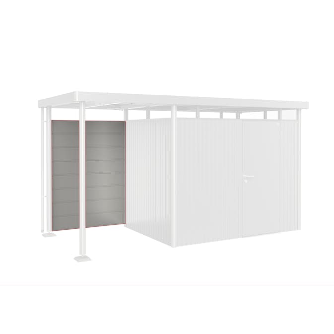 Bakvägg till Sidotak Biohort storlek S H2-H5