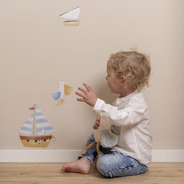 Väggklistermärke Little Dutch Sailors Bay 2x A3
