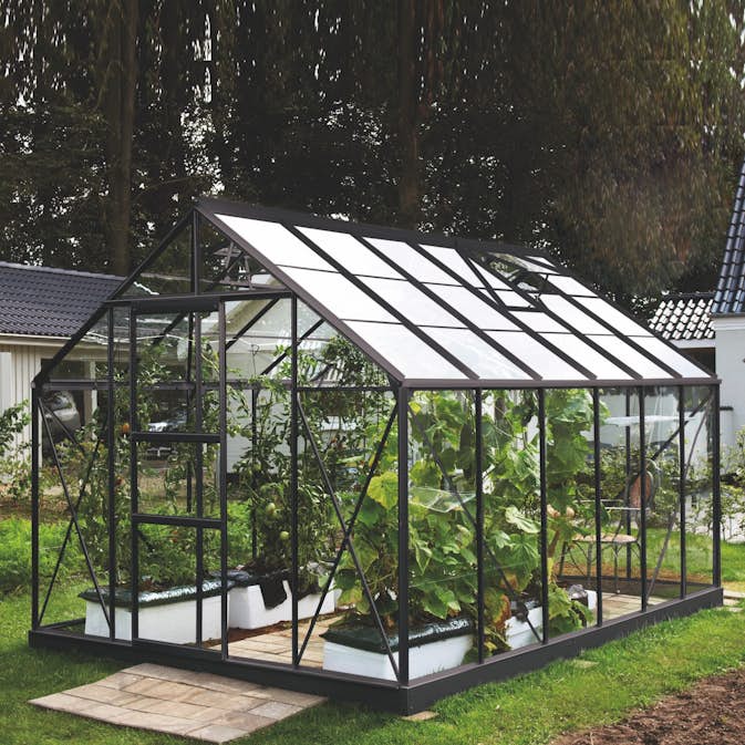 Växthus Vitavia Merkur 9,9 kvm med Stålsockel