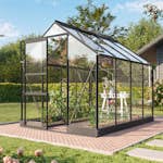 Växthus Vitavia Apollo Aluminium med Sockel