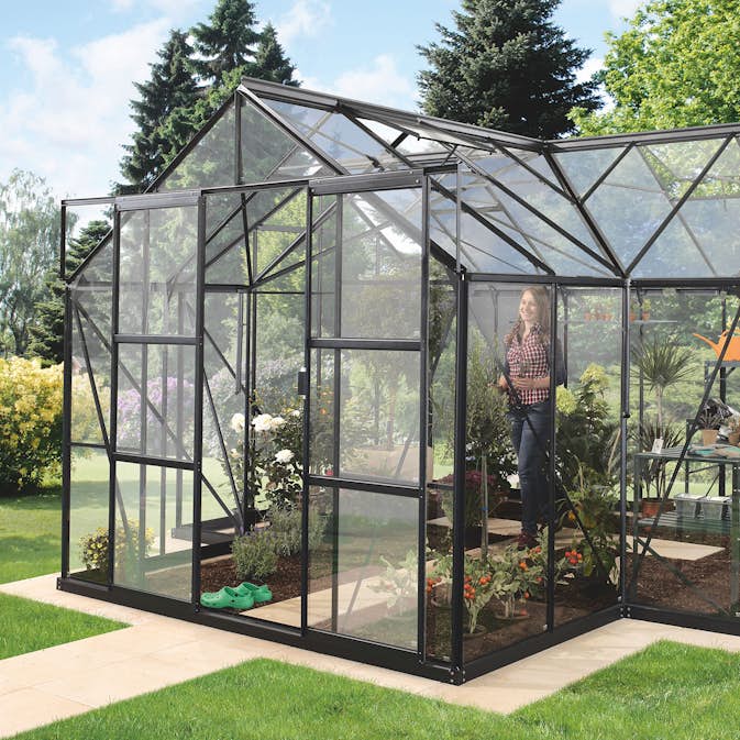 Växthus Vitavia Sirius 13 kvm med Toppdekor