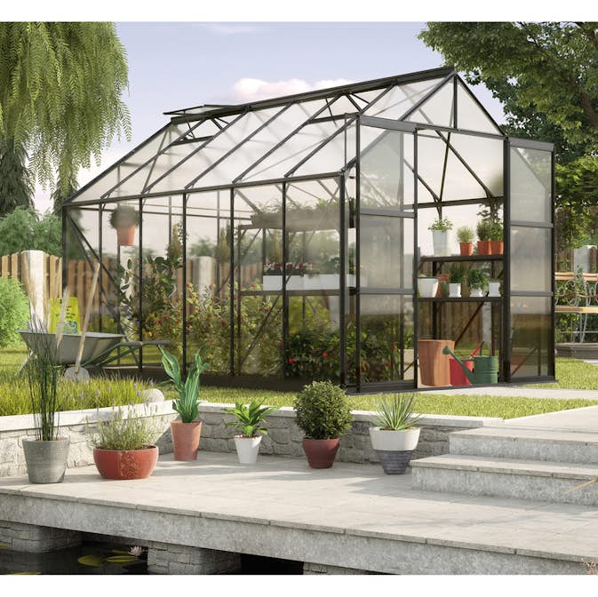 Växthus Vitavia Phoenix  med Sockel