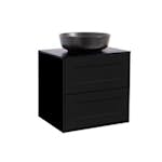 Tvättställsskåp Alterna Gabriella med Bänkskiva Kvartskomposit och Runt Tvättställ