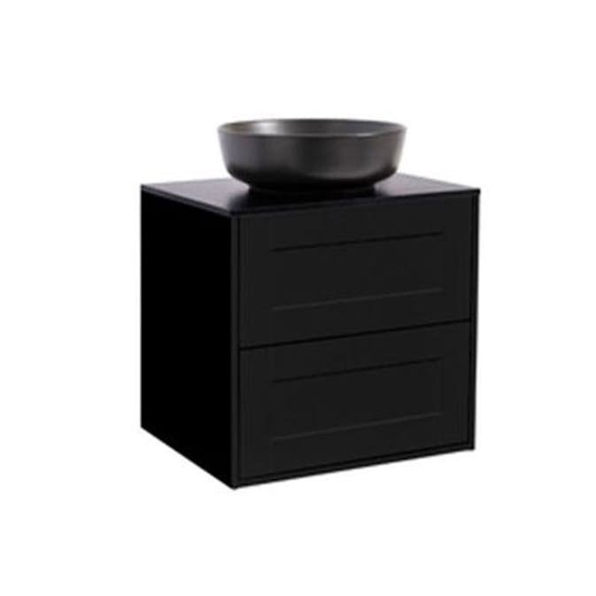 Tvättställsskåp Alterna Gabriella med Bänkskiva Kvartskomposit och Runt Tvättställ