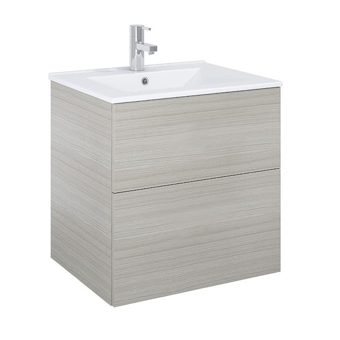 Tvättställsskåp Alterna Isella Kompakt med Ariella Porslin Tvättställ