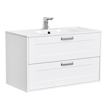 Tvättställsskåp Alterna Gabriella med Porslin Tvättställ